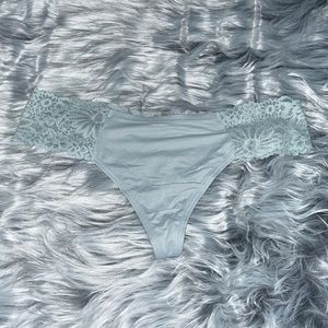 PINK Victorias Secret Lace Thong Panties Mint